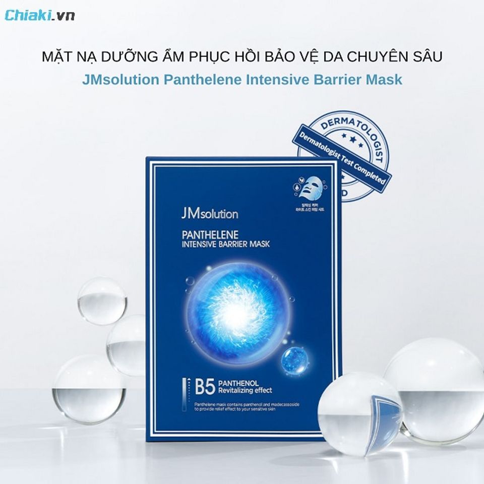 Mặt nạ JM Solution Panthelene Intensive Barrier B5 kh&aacute;ng vi&ecirc;m, l&agrave;m l&agrave;nh c&aacute;c vết mụn sưng đỏ