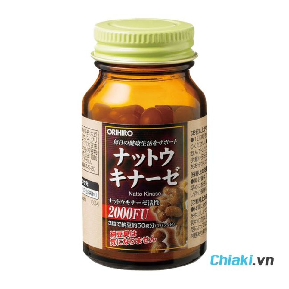 Thuốc huyết &aacute;p của Nhật Orihiro Nattokinase 2000FU