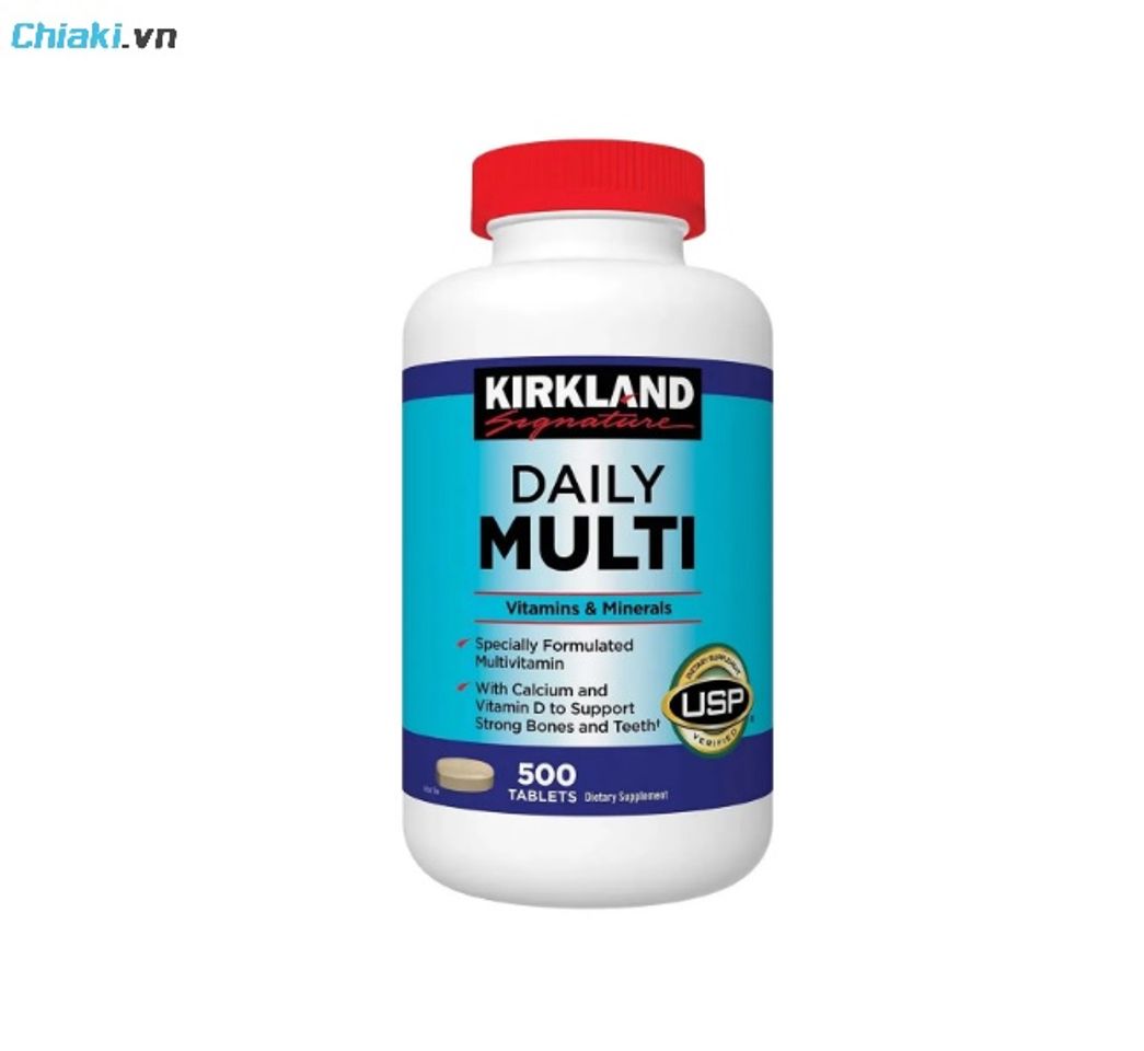 Thuốc tăng c&acirc;n Mỹ Daily Multi Kirkland Signature trao đổi chất, tăng khả năng hấp thụ dinh dưỡng