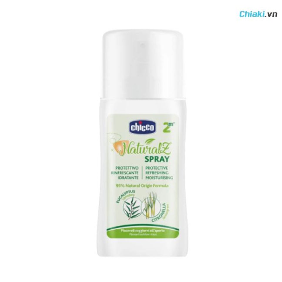 Xịt xua muỗi thi&ecirc;n nhi&ecirc;n Chicco Extra dịu nhẹ với da nhạy cảm, kh&ocirc;ng g&acirc;y bết d&iacute;nh