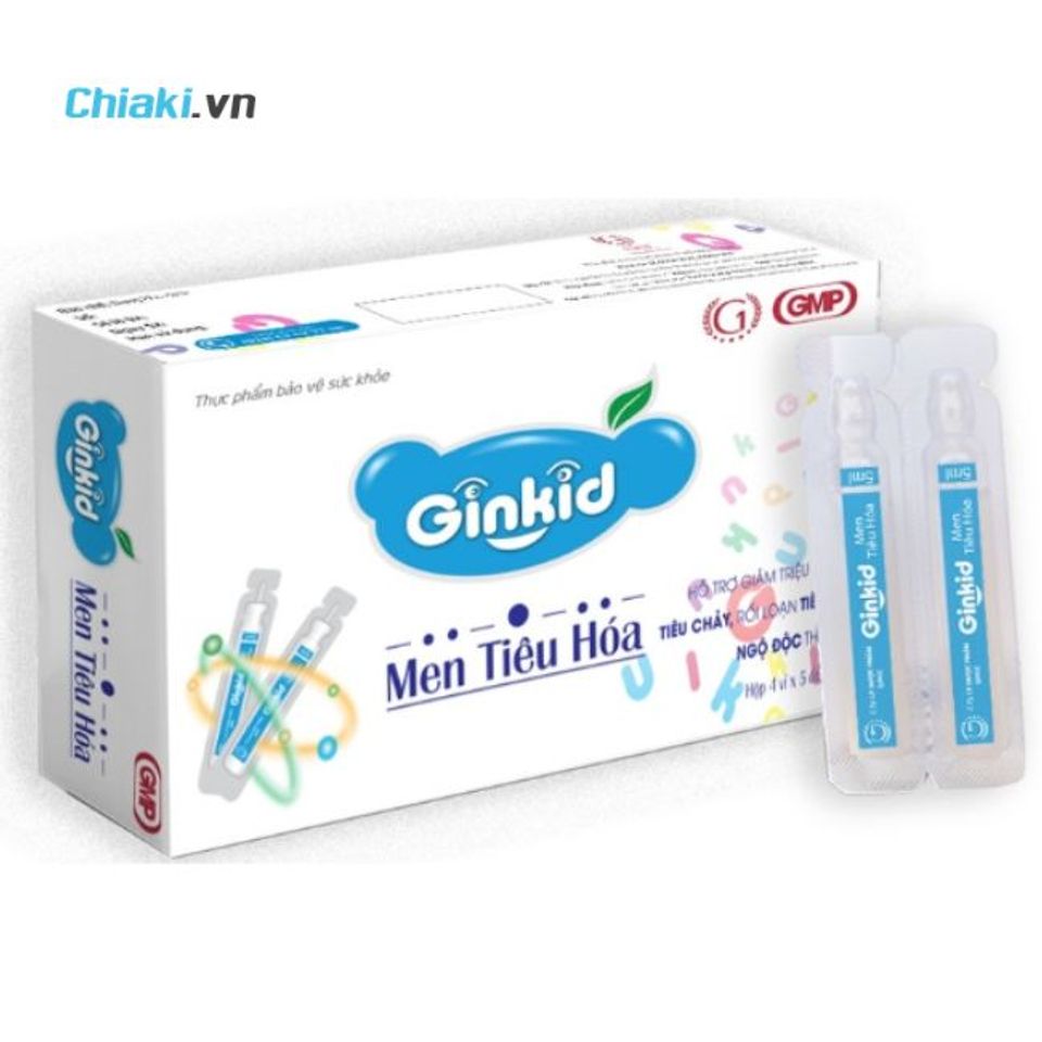 Men ti&ecirc;u h&oacute;a dạng ống nước Ginkid hấp thu dưỡng chất v&agrave; duy tr&igrave; hệ ti&ecirc;u h&oacute;a khỏe