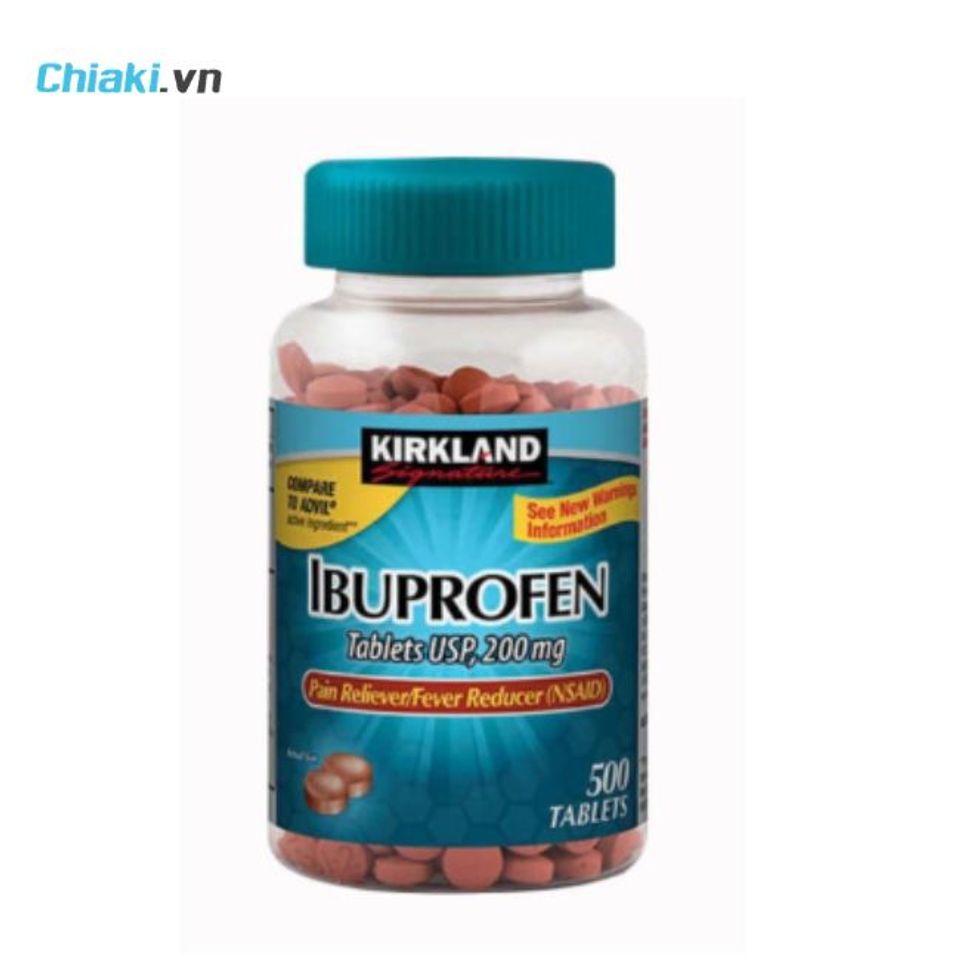 Thuốc ibuprofen 200mg Kirkland hạ th&acirc;n nhiệt hiệu quả v&agrave; giảm đau s&acirc;u
