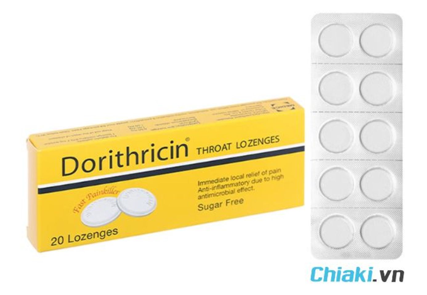 Vi&ecirc;n ngậm ho của Đức Dorithricin