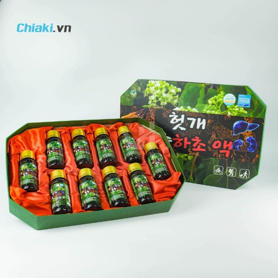 Nước giải rượu H&agrave;n Quốc Well BIO Đ&ocirc;ng Tr&ugrave;ng Hạ Thảo gi&uacute;p tinh thần tỉnh t&aacute;o, kh&ocirc;ng bị đau đầu hậu bia rượu