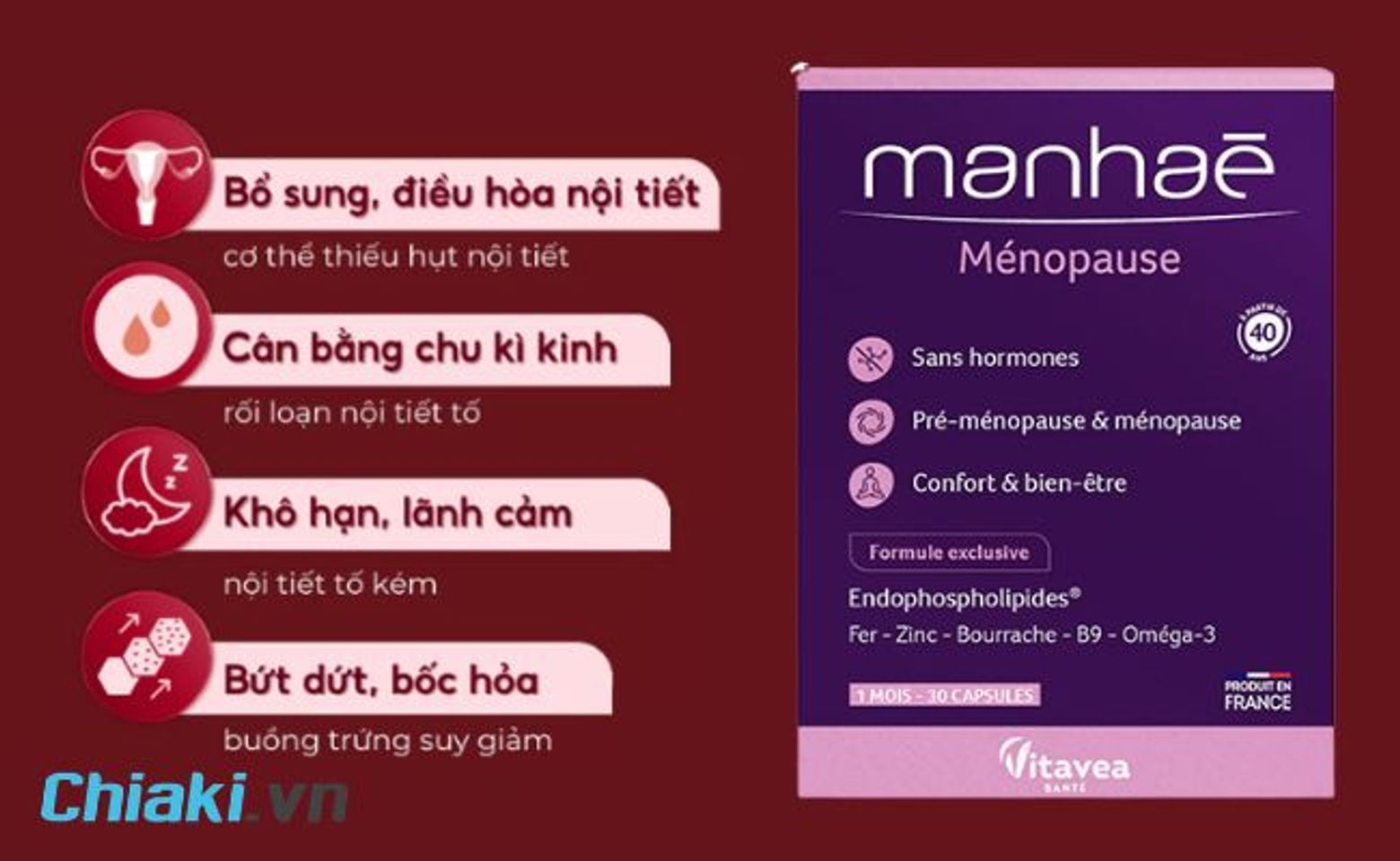 Hiệu quả sử dụng vi&ecirc;n uống Manhae