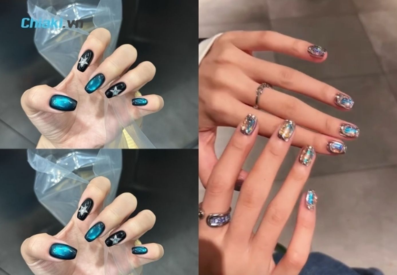 Mắt m&egrave;o kết hợp hiệu ứng Galaxy