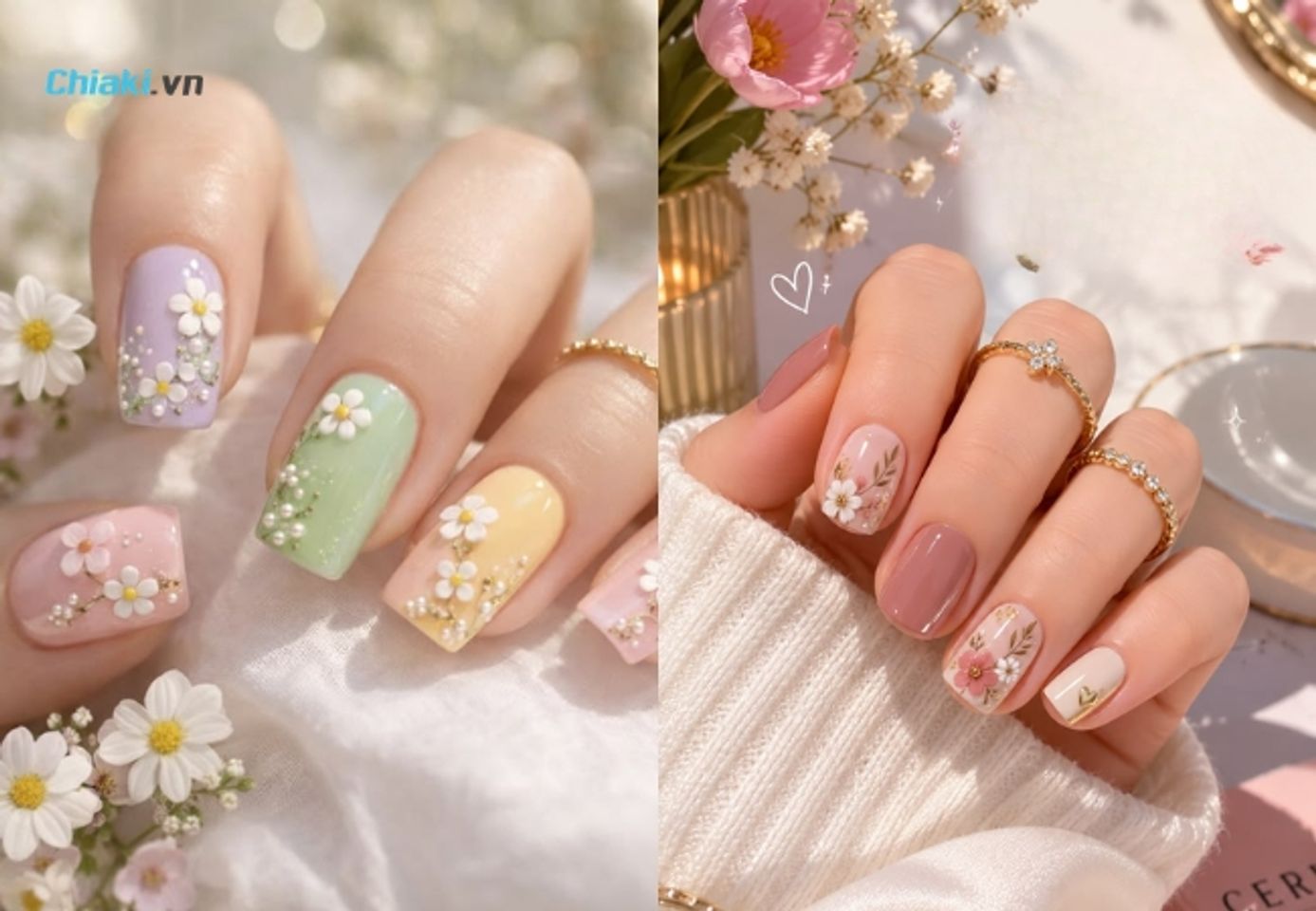 Mẫu m&oacute;ng tay đẹp cho m&ugrave;a h&egrave;