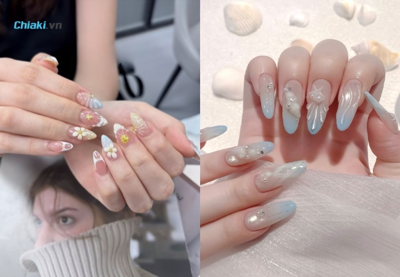Mẫu nail đẹp đi biển