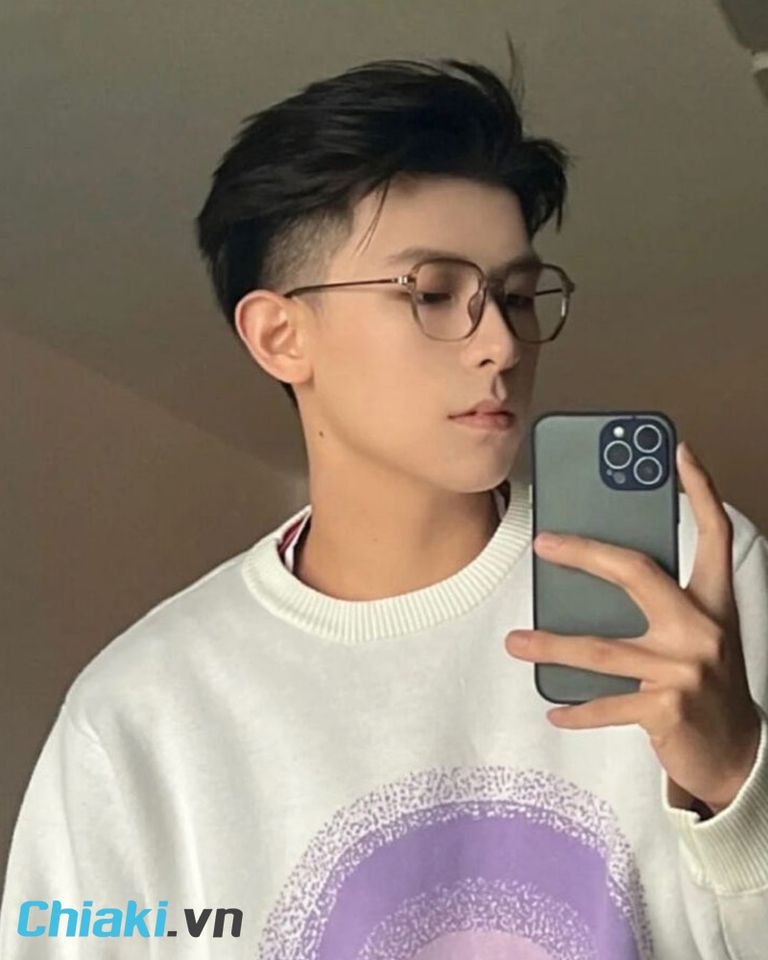 Kiểu t&oacute;c Ivy League Taper Fade chuyển m&agrave;u mượt m&agrave;
