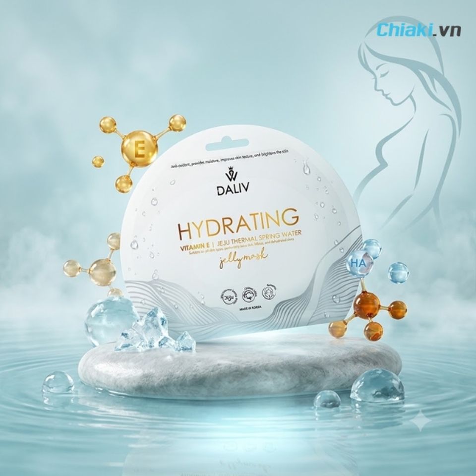 Mặt nạ cấp ẩm, tăng đ&agrave;n hồi Daliv Hydrating Jelly Mask cấp nước gi&uacute;p da lu&ocirc;n duy tr&igrave; độ ẩm l&yacute; tưởng