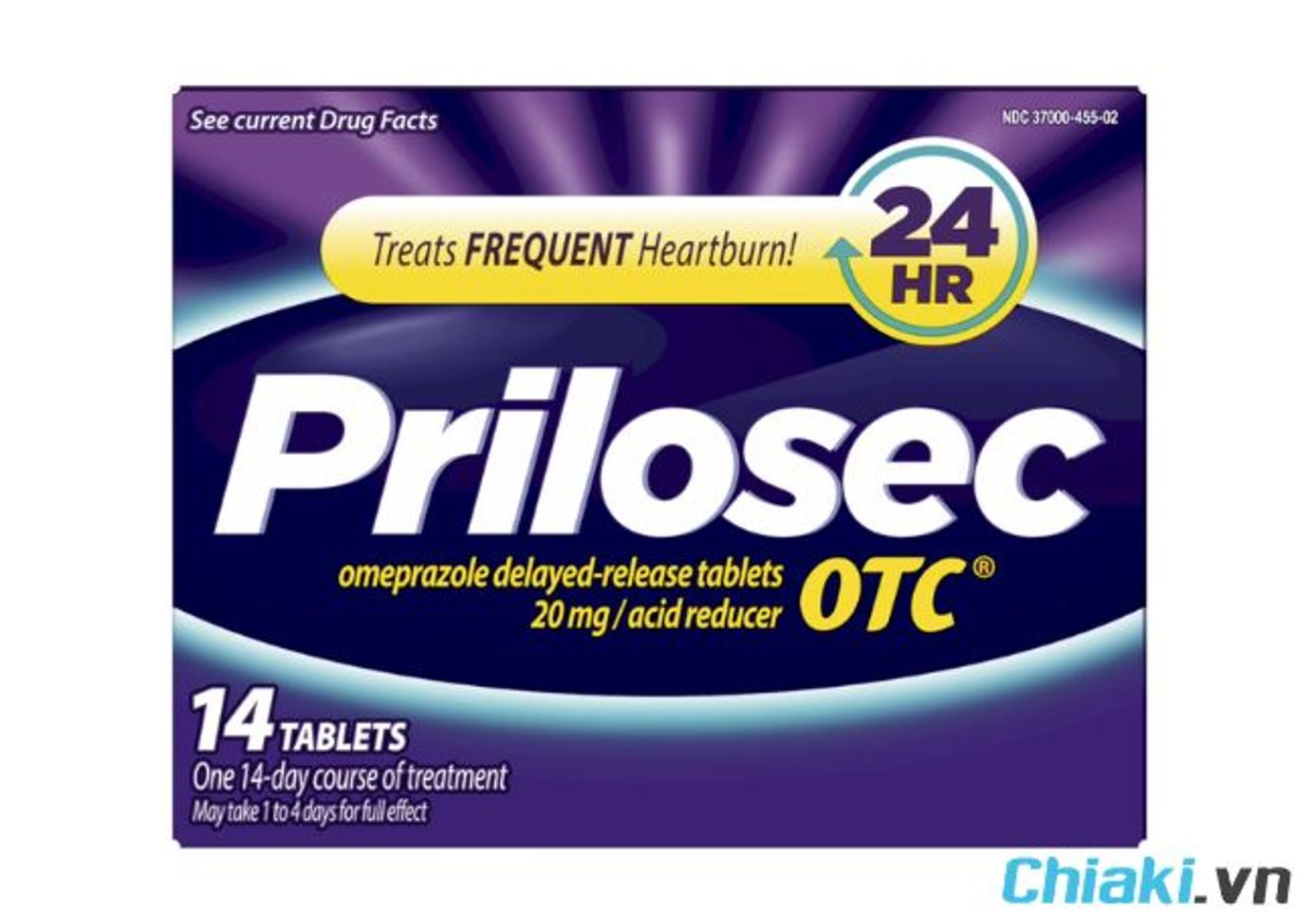 Thuốc giảm axit dạ d&agrave;y Prilosec OTC
