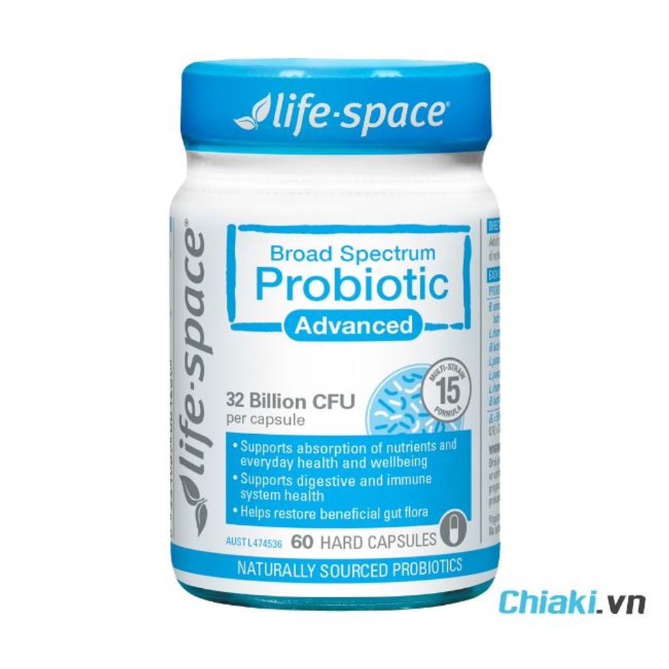 Men vi sinh cho người lớn Life-Space Broad Spectrum Probiotic Advanced