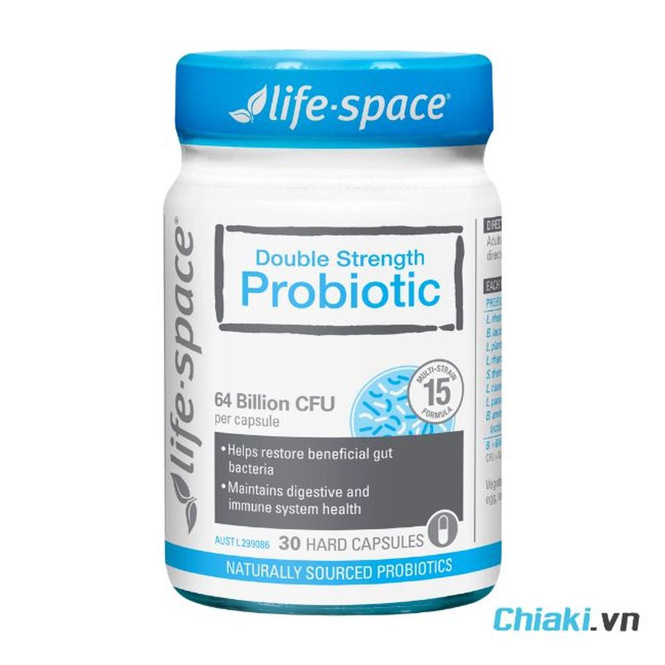 Men vi sinh cho người lớn Life-Space Double Strength Probiotic