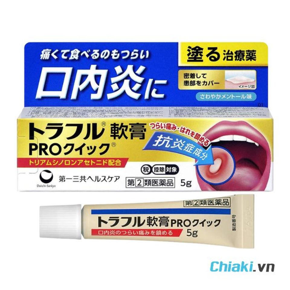 Thuốc b&ocirc;i nhiệt miệng cho trẻ em Traful PRO Quick
