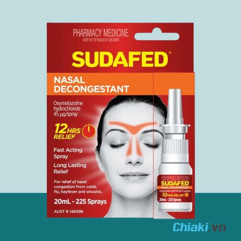 Xịt vi&ecirc;m mũi dị ứng Sudafed
