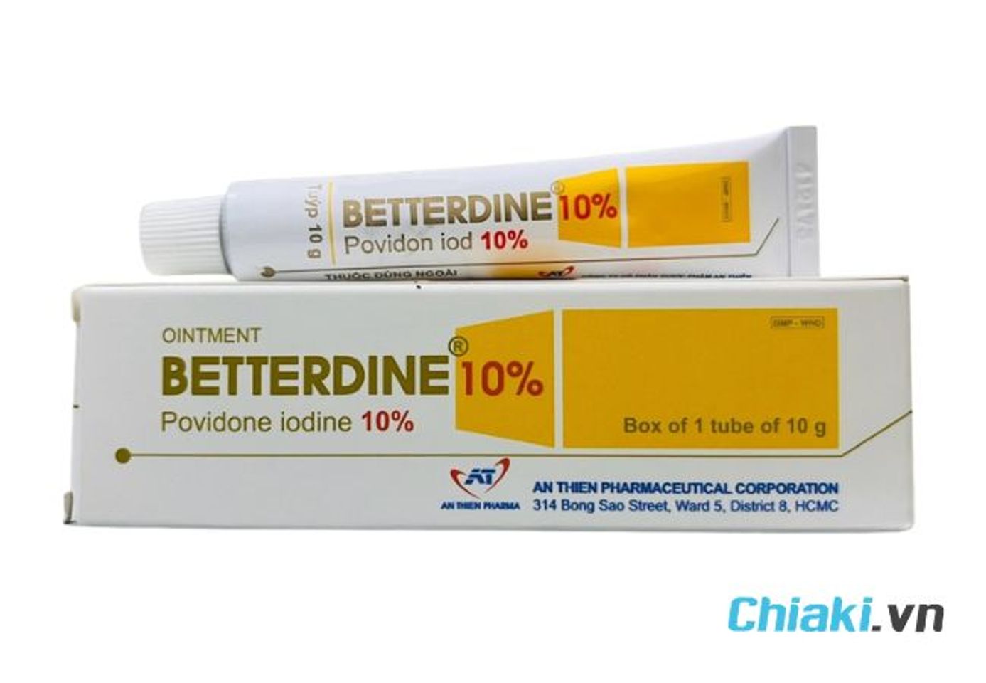 Thuốc b&ocirc;i bỏng da Betterdine - Povidone 10%