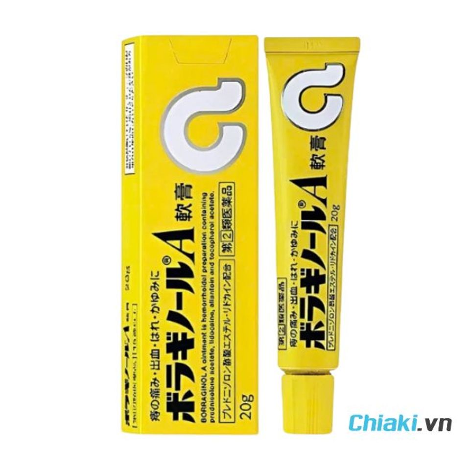 Thuốc b&ocirc;i trĩ của Nhật Bản Borraginol A Ointment