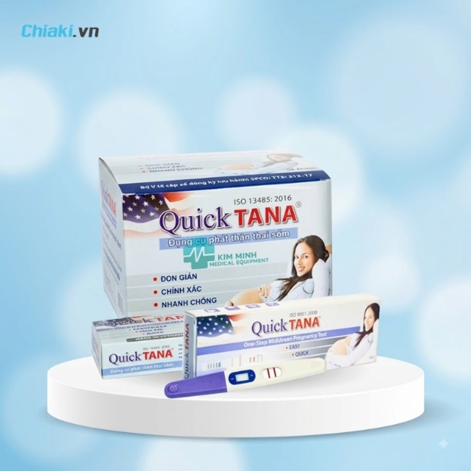 B&uacute;t thử thai nhanh Quicktana Tanaphar kiểm tra khả năng thụ thai một c&aacute;ch k&iacute;n đ&aacute;o, sạch sẽ