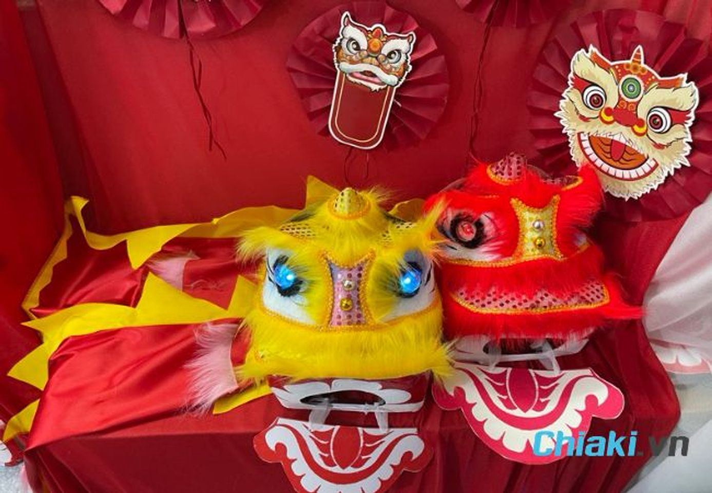 Đồ chơi trung thu cho b&eacute; - Đầu sư tử