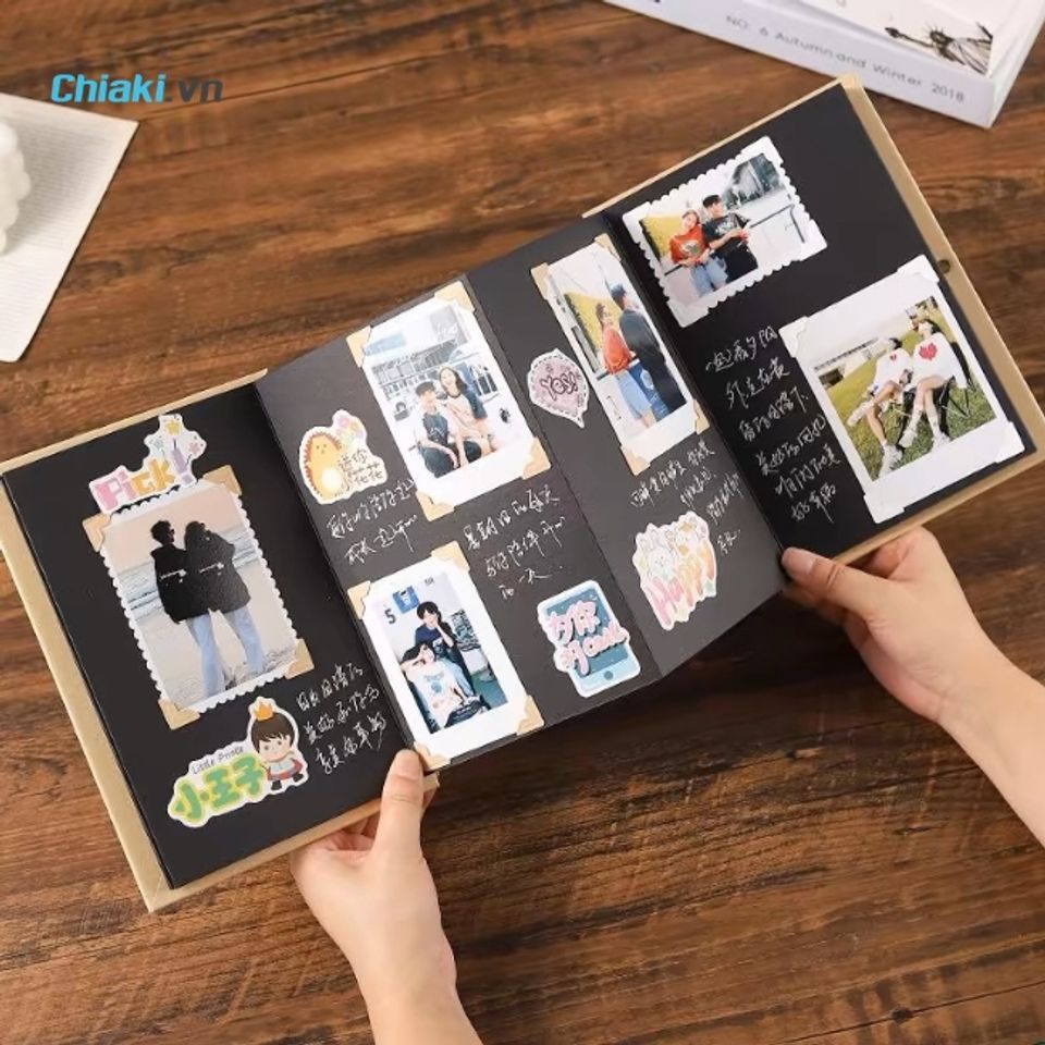 Bạn c&oacute; thể d&agrave;nh trang cuối của album để viết một lời ch&uacute;c Trung thu