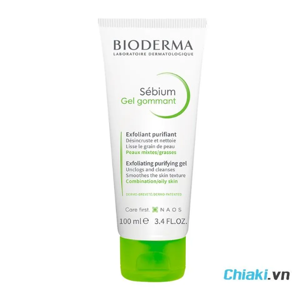 Gel tẩy da chết mặt Bioderma Sebium Gel Gommant