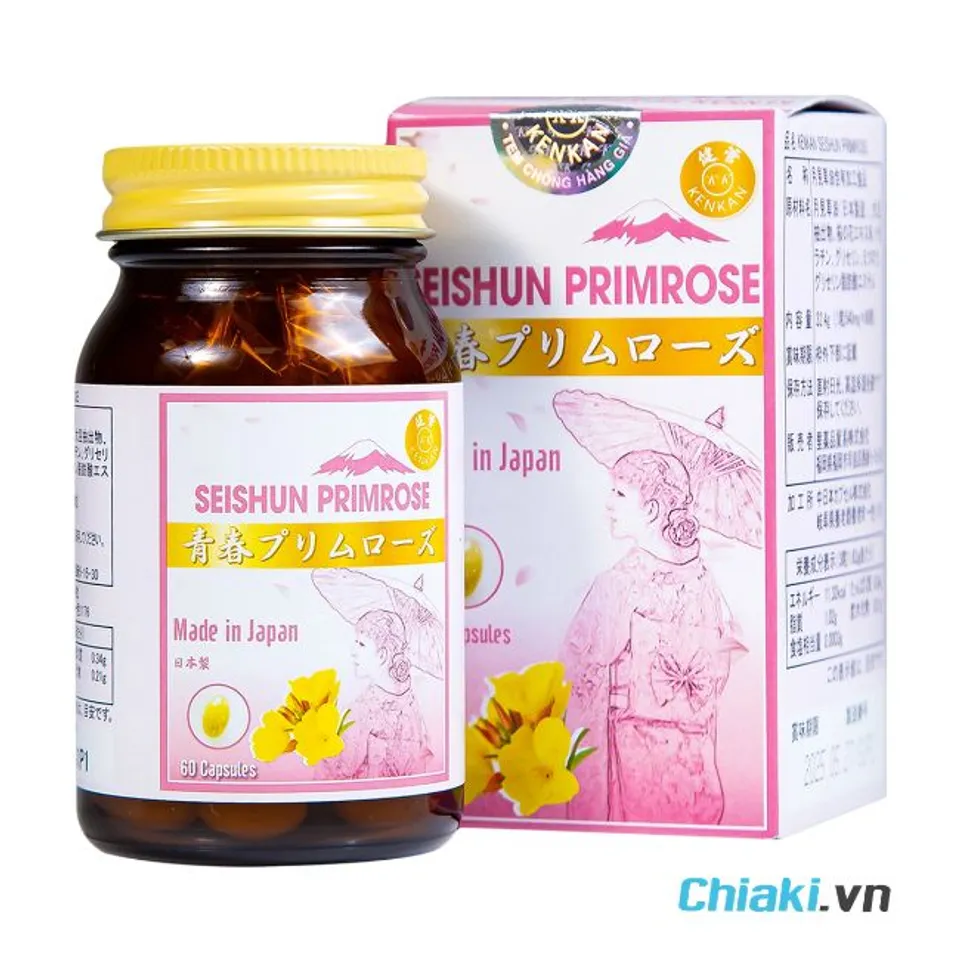 Thuốc nội tiết của Nhật Seishun Primrose Kenkan