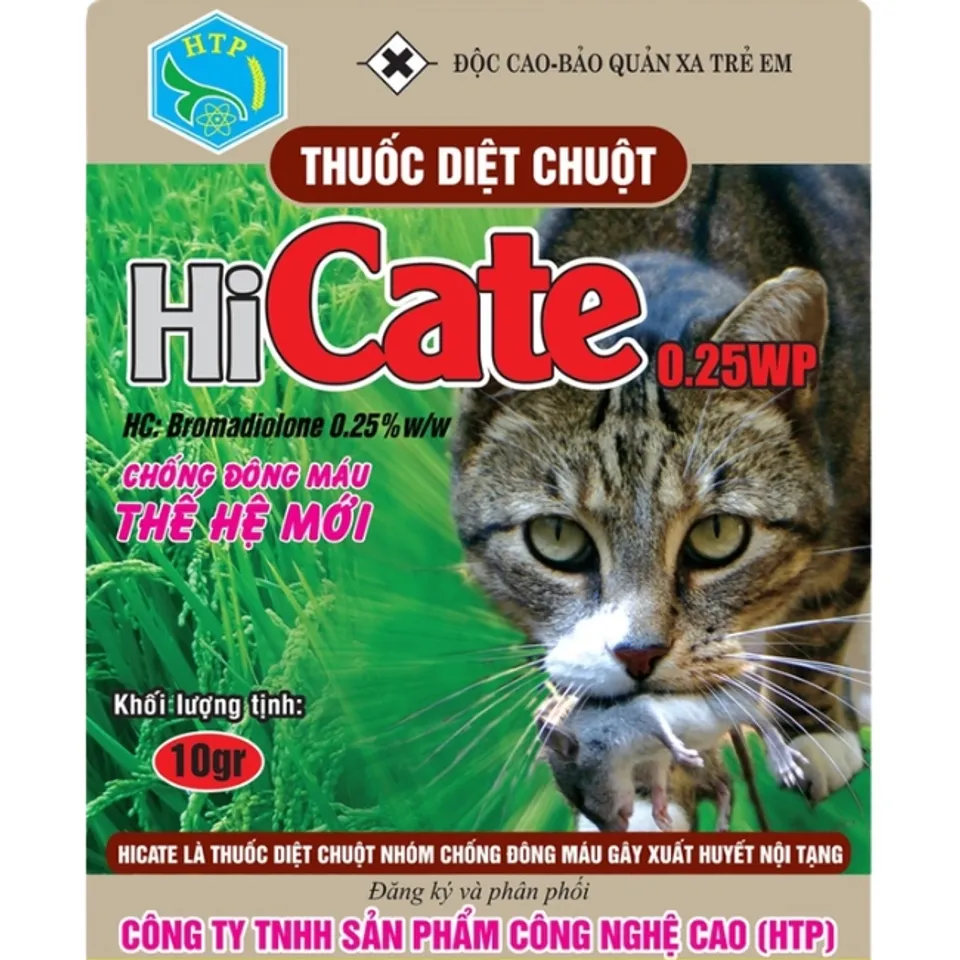 Thuốc diệt chuột cực mạnh Hicate Việt Nam ti&ecirc;u diệt chuột nhanh ch&oacute;ng