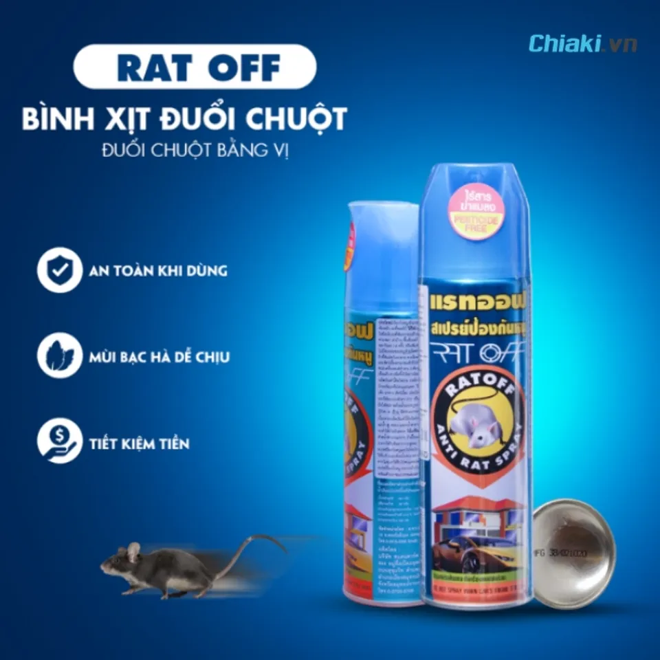 Top 5 Thuốc xịt đuổi chuột ô tô, nhà cửa hiệu quả, giá tốt 2026 5