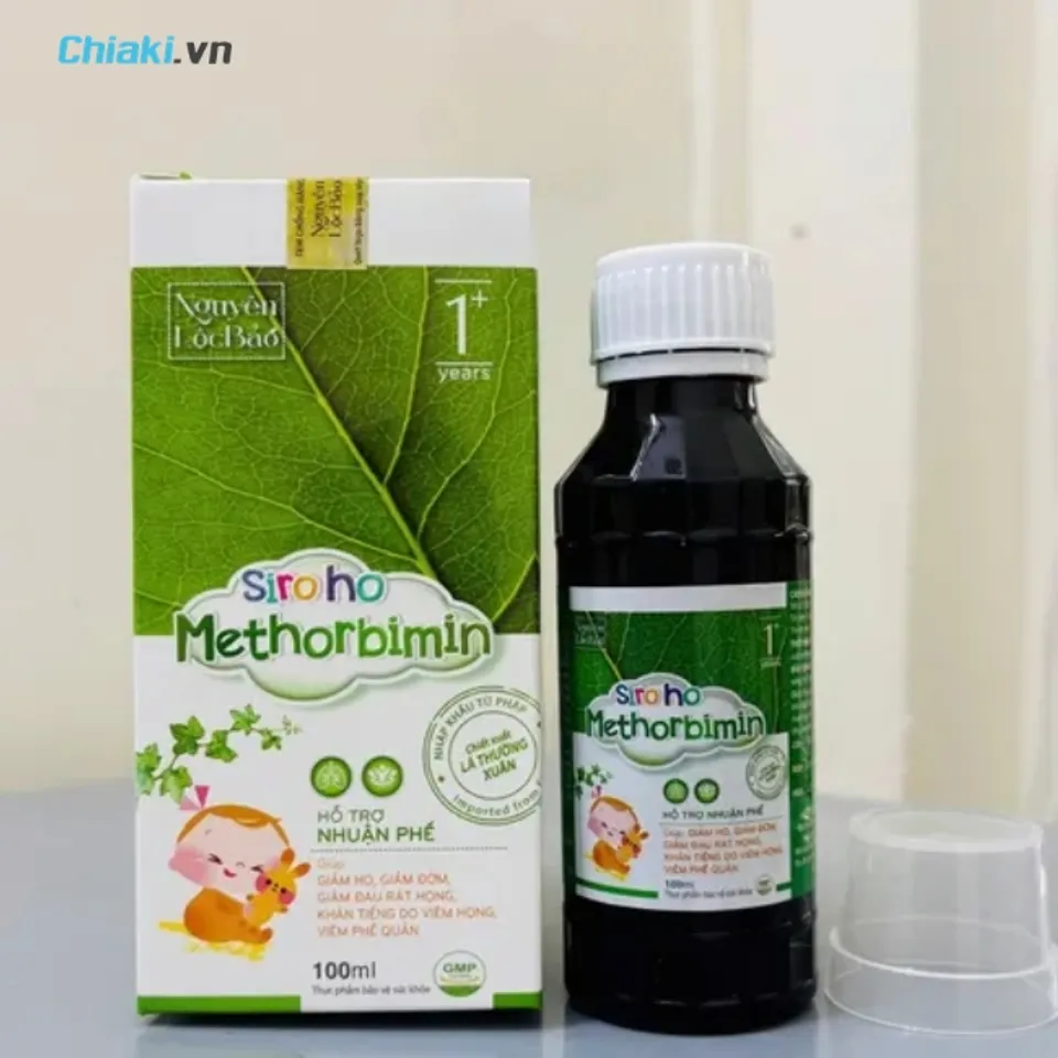&nbsp;Siro ho cho b&eacute; từ 1 tuổi Methorbimin