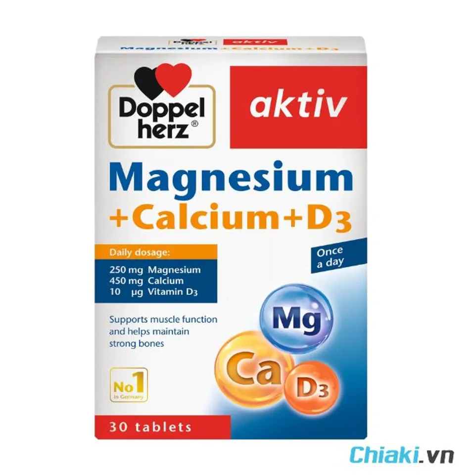 Thuốc bổ sung Canxi Magie D3 Doppelherz