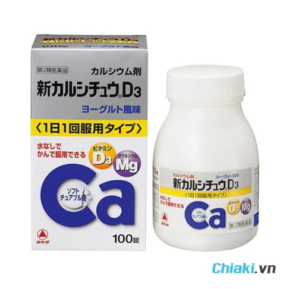 Thuốc bổ sung Canxi Magie D3 của Nhật Takeda