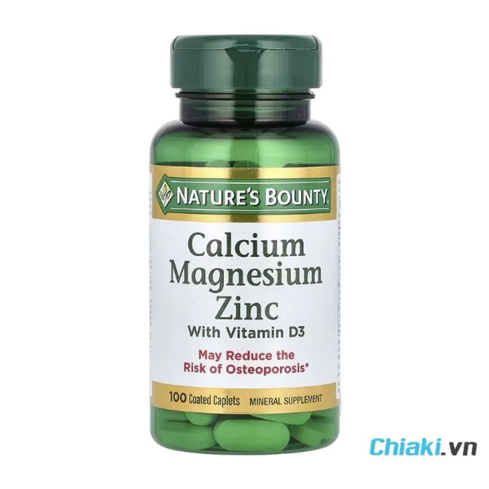 Thuốc Canxi Magie D3 của Mỹ Nature's Bounty