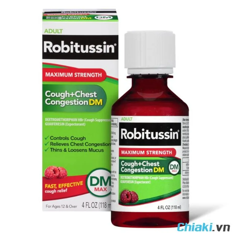Thuốc siro ho của Mỹ Robitussin