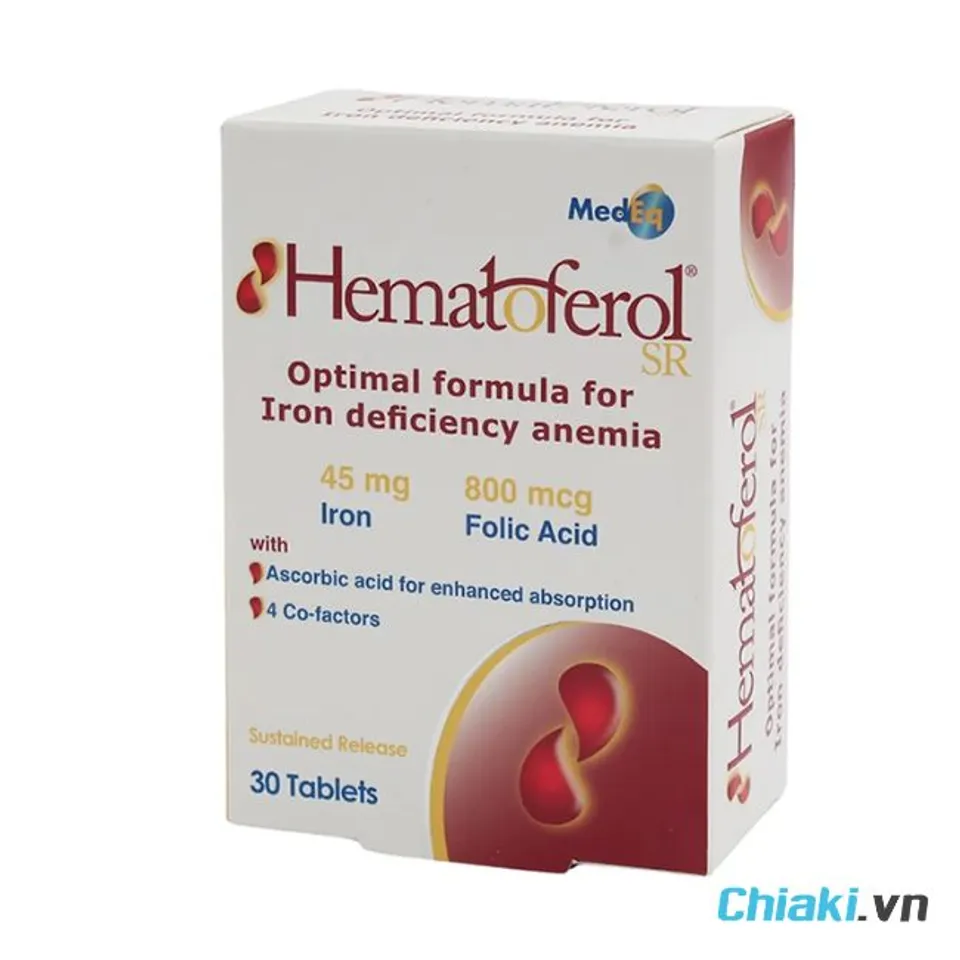 Thuốc sắt hữu cơ d&agrave;nh cho b&agrave; bầu Hematoferol