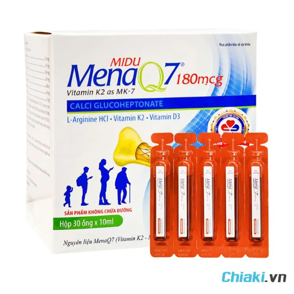 Thuốc tăng chiều cao d&agrave;nh cho người lớn Midu MenaQ7 180mcg