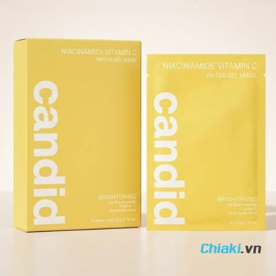 Mặt nạ dạng gel Candid Niacinamide Vitamin C Water Gel Mask