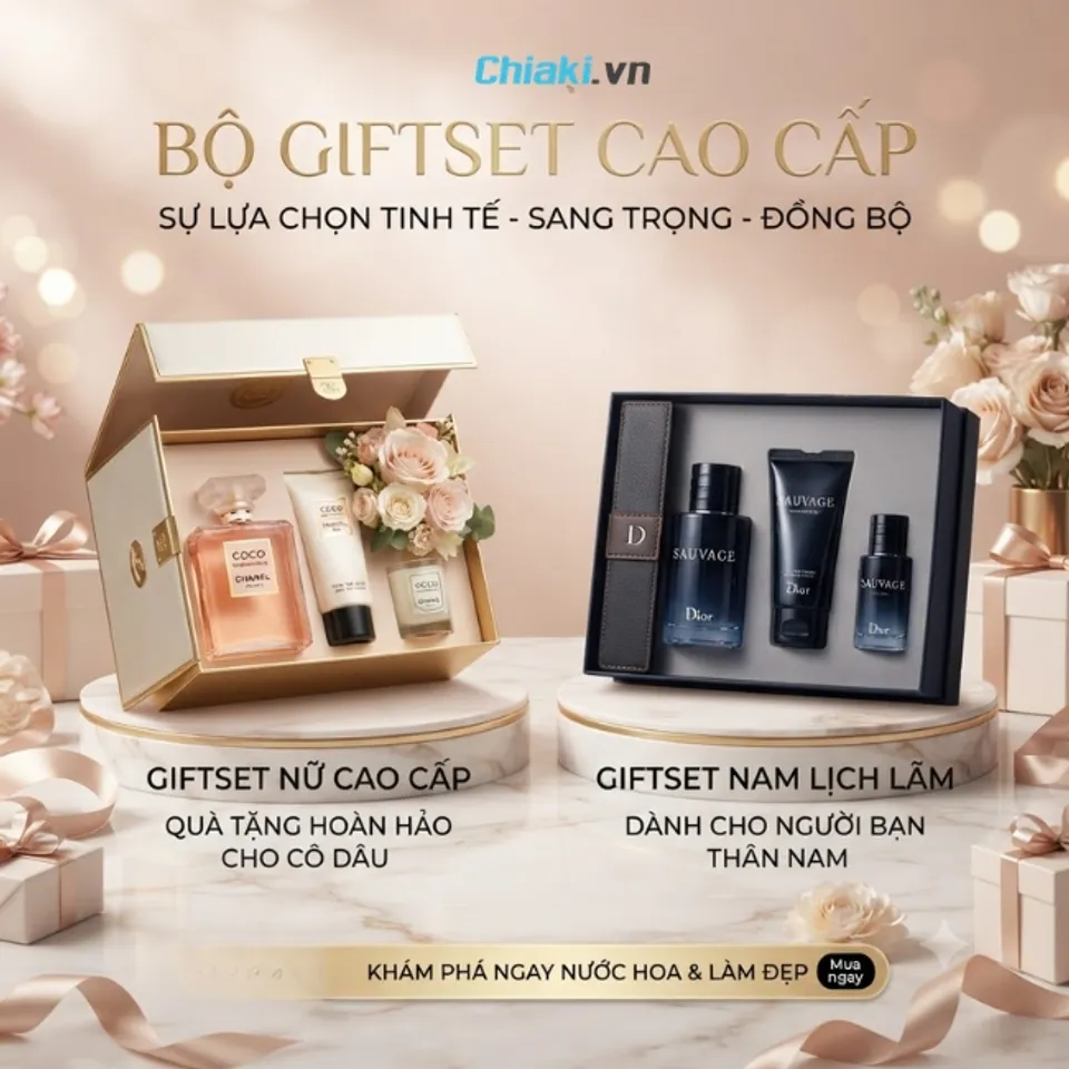 Bộ giftset cao cấp l&agrave; lựa chọn ho&agrave;n hảo d&agrave;nh tặng cho đ&aacute;m cưới bạn th&acirc;n
