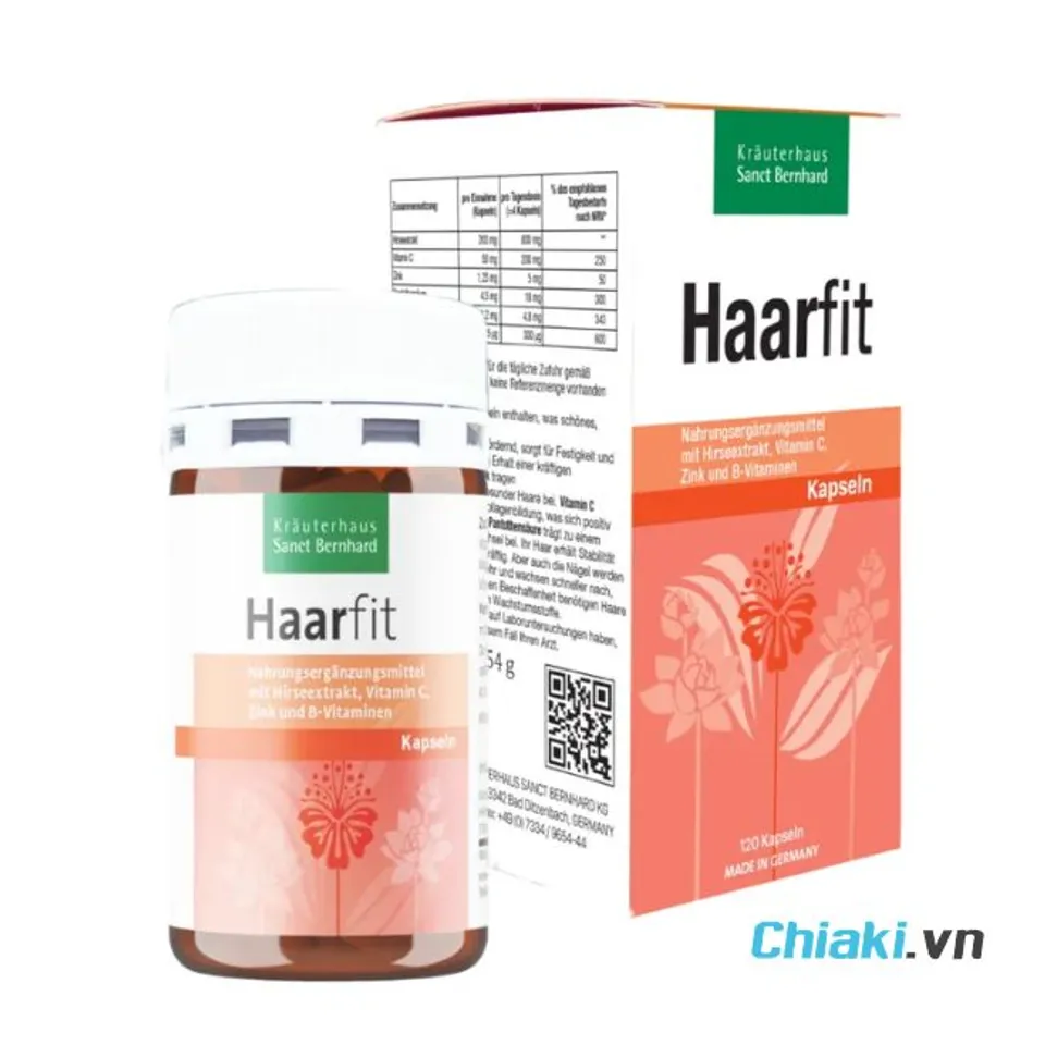 Thuốc mọc t&oacute;c Đức Sanct Bernhard Haarfit-Kapseln