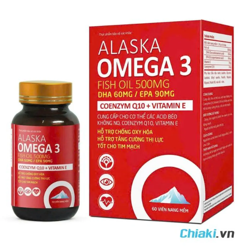 Vi&ecirc;n uống Alaska Omega 3 của Việt Nam