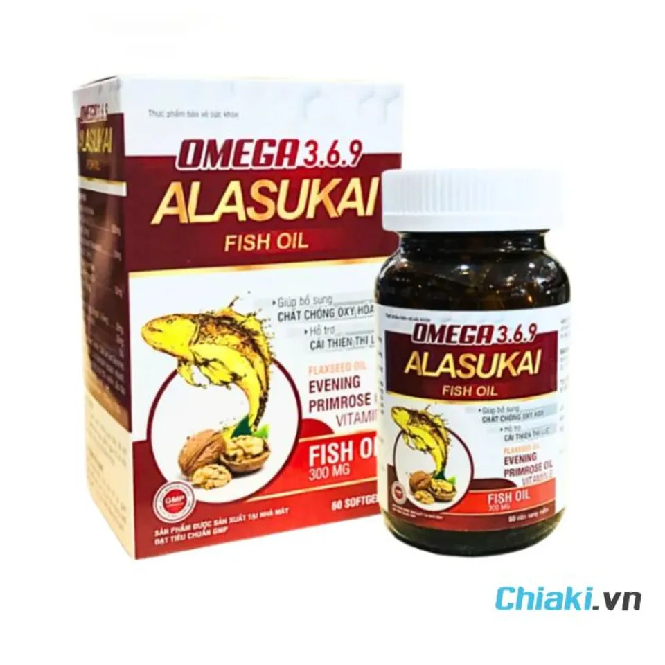 Vi&ecirc;n uống Alasukai Omega 3.6.9 của Việt Nam