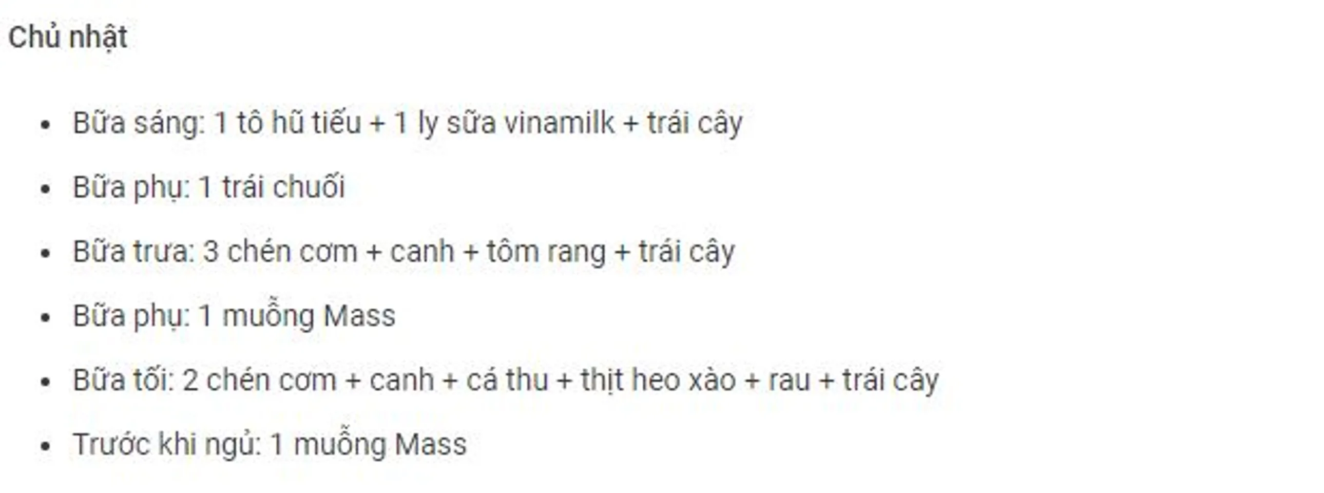 Sữa tăng cân Premium Mass Gainer và thực đơn chi tiết cho nam gầy tập Gym