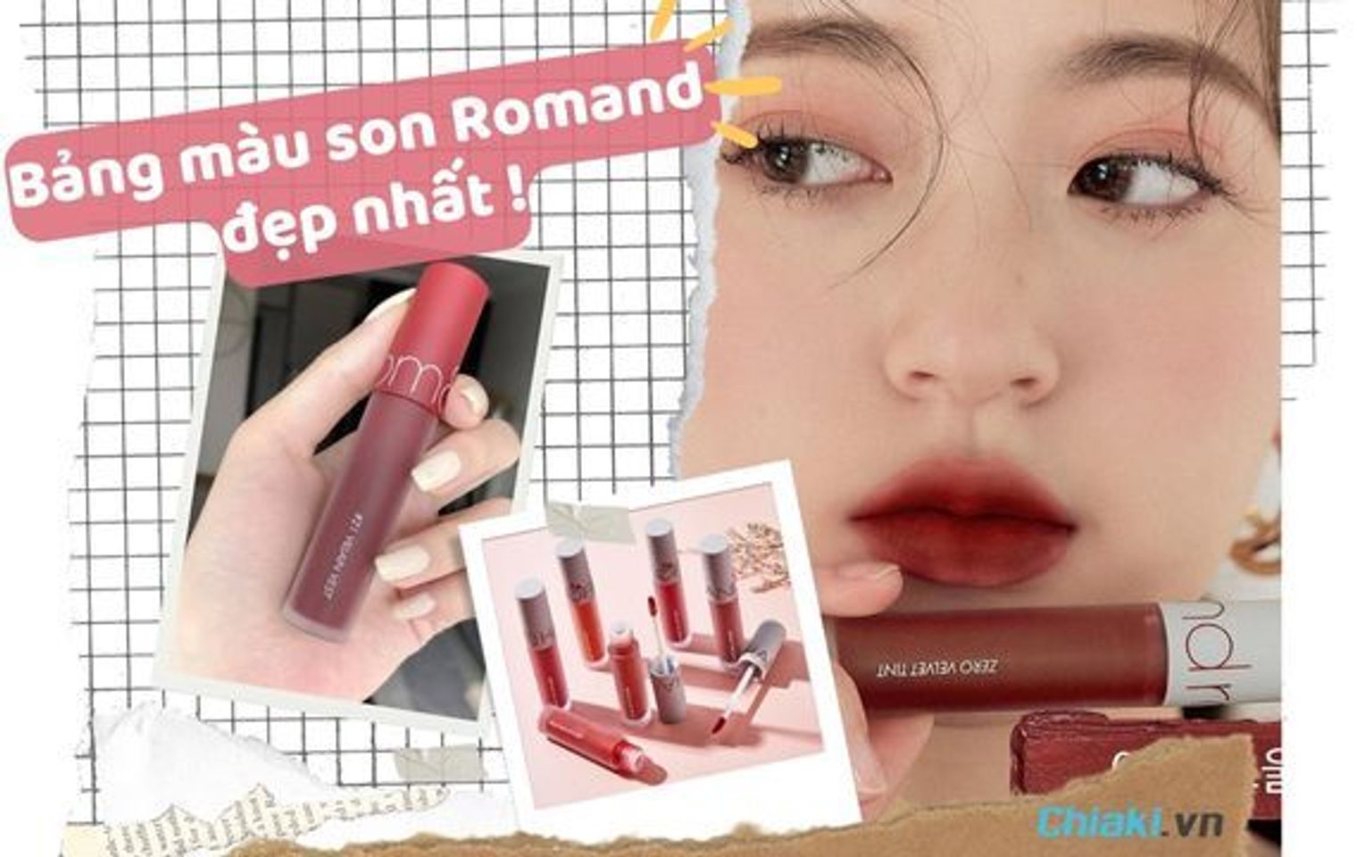 MÀU 01 - MÀU 29] Son Kem Romand Juicy Lasting Tint – Lam Thảo Cosmetics