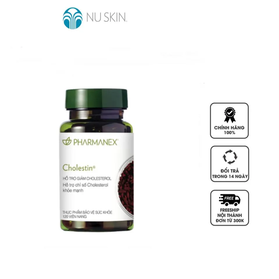 Viên uống hỗ trợ sức khỏe Cholestin Pharmanex Nuskin Mỹ | Chiaki.vn