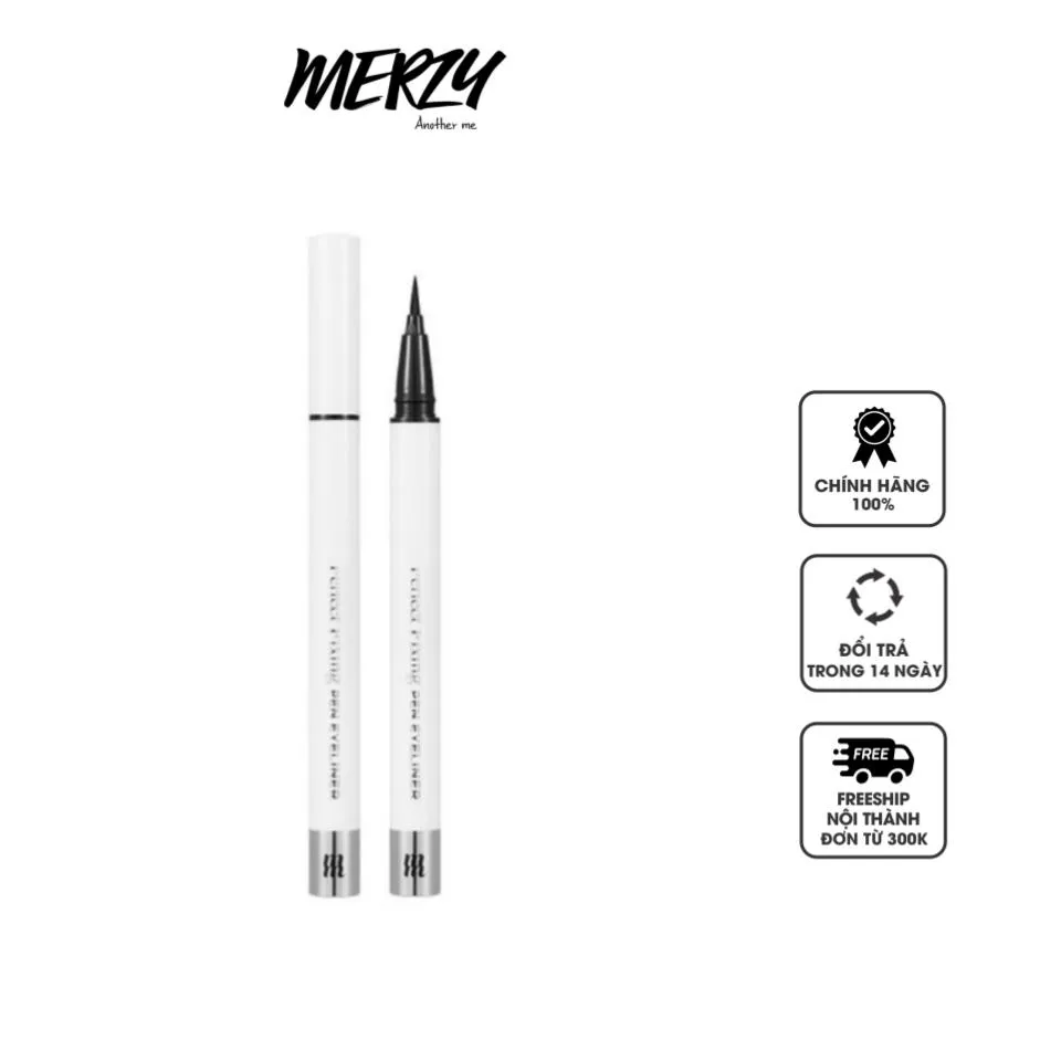 Bút kẻ mắt Merzy Perfect Fixing Pen Eyeliner, FP1 - Black