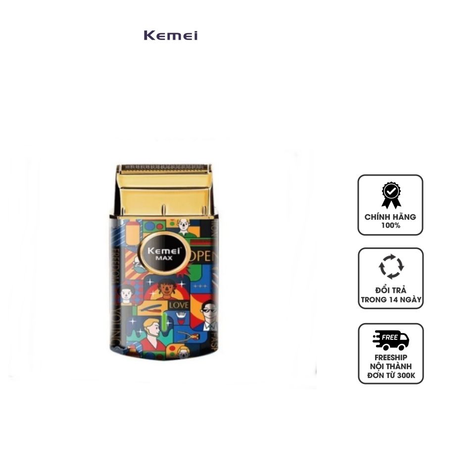 Máy cạo râu đa năng lưỡi nổi 3D Kemei Uno KM-RS7098