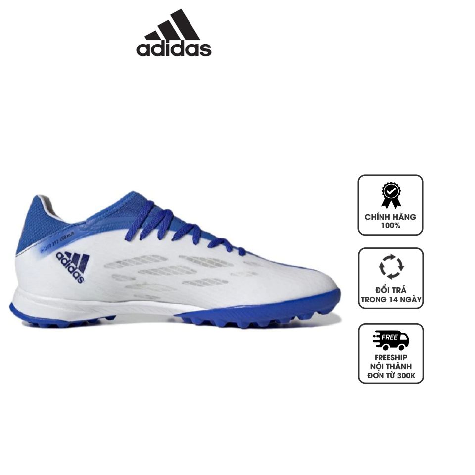 Giày đá bóng Adidas X Speedlow.3 TF Blue White GW7509, 40