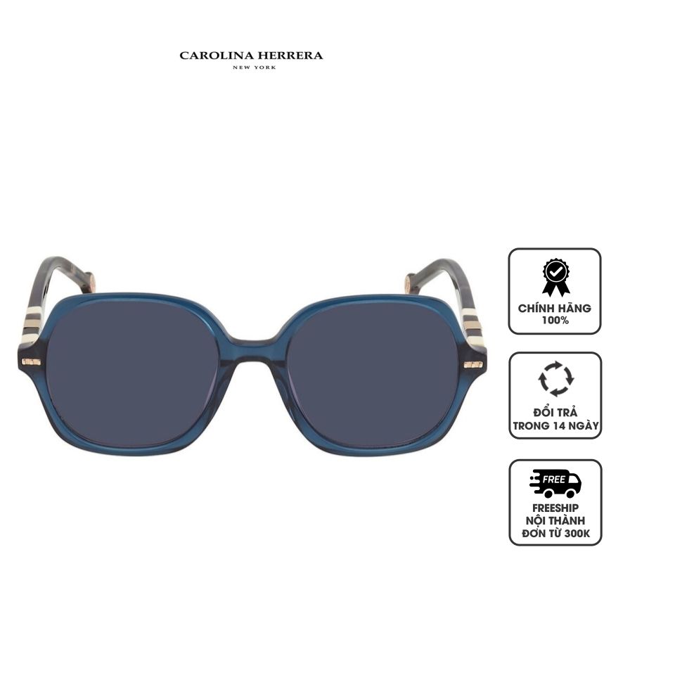 Kính mát nữ Carolina Herrera Blue Butterfly HER 0106/S 0XP8/KU 55