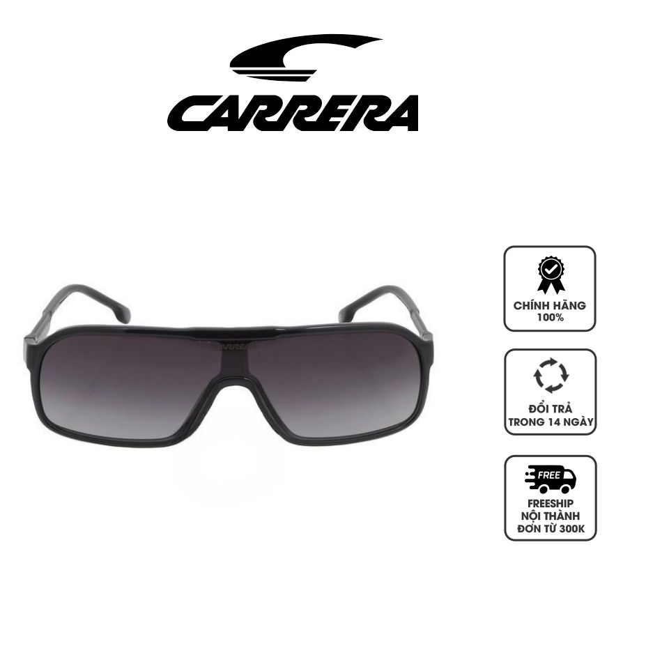 Kính mát Carrera Grey Gradient Shield Men's Sunglasses CARRERA 1046/S 0KB7/9O 99
