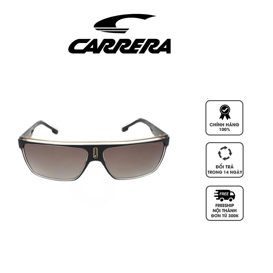 Kính mát Carrera Brown Shaded Browline Men's Sunglasses CARRERA 22/N 02M2/HA 63