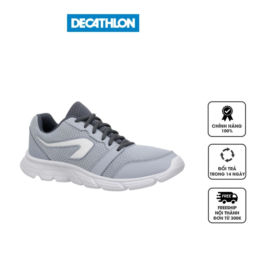Giày chạy bộ nữ Run One Decathlon Kalenji 8351800 màu xám, 36